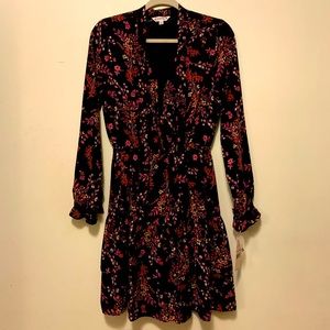 Nanette Lepore Long-Sleeve Floral Dress